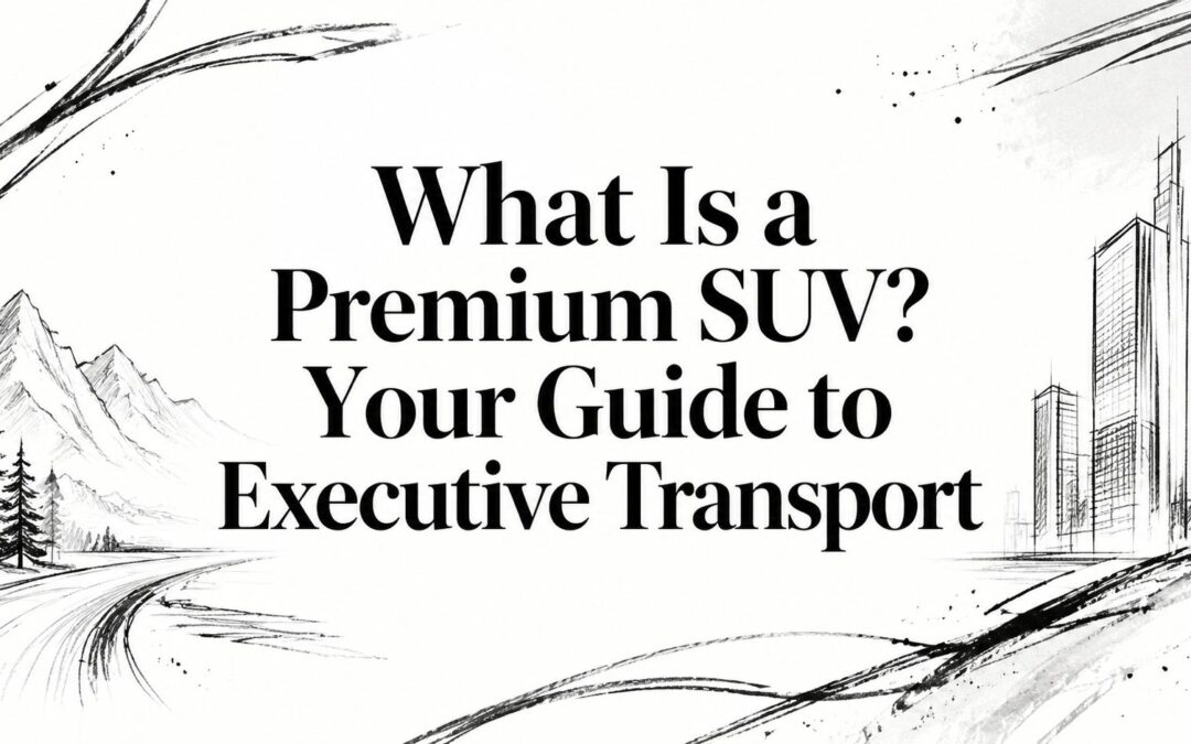 What Is a Premium SUV? Your Guide to Executive Transport