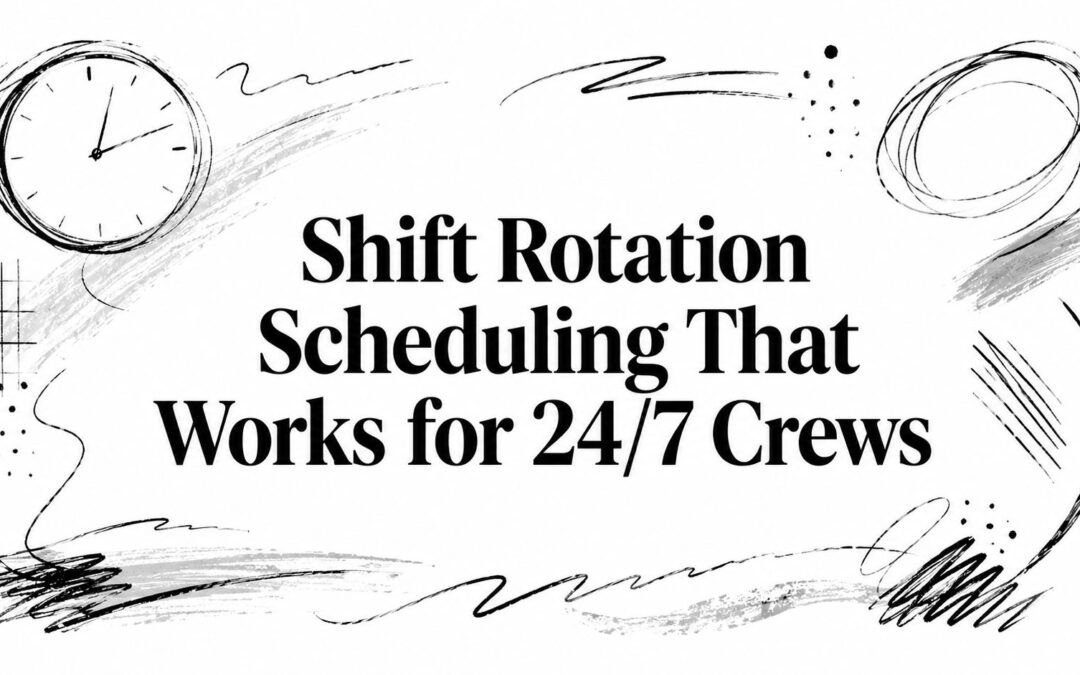 Shift Rotation Scheduling That Works for 24/7 Crews